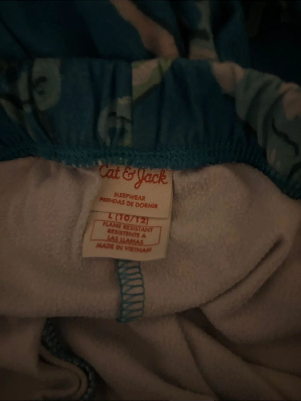 Cat & Jack Teal Dinosaur Pajama Set